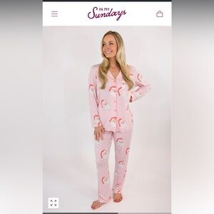 In My Sundays Santa PJs